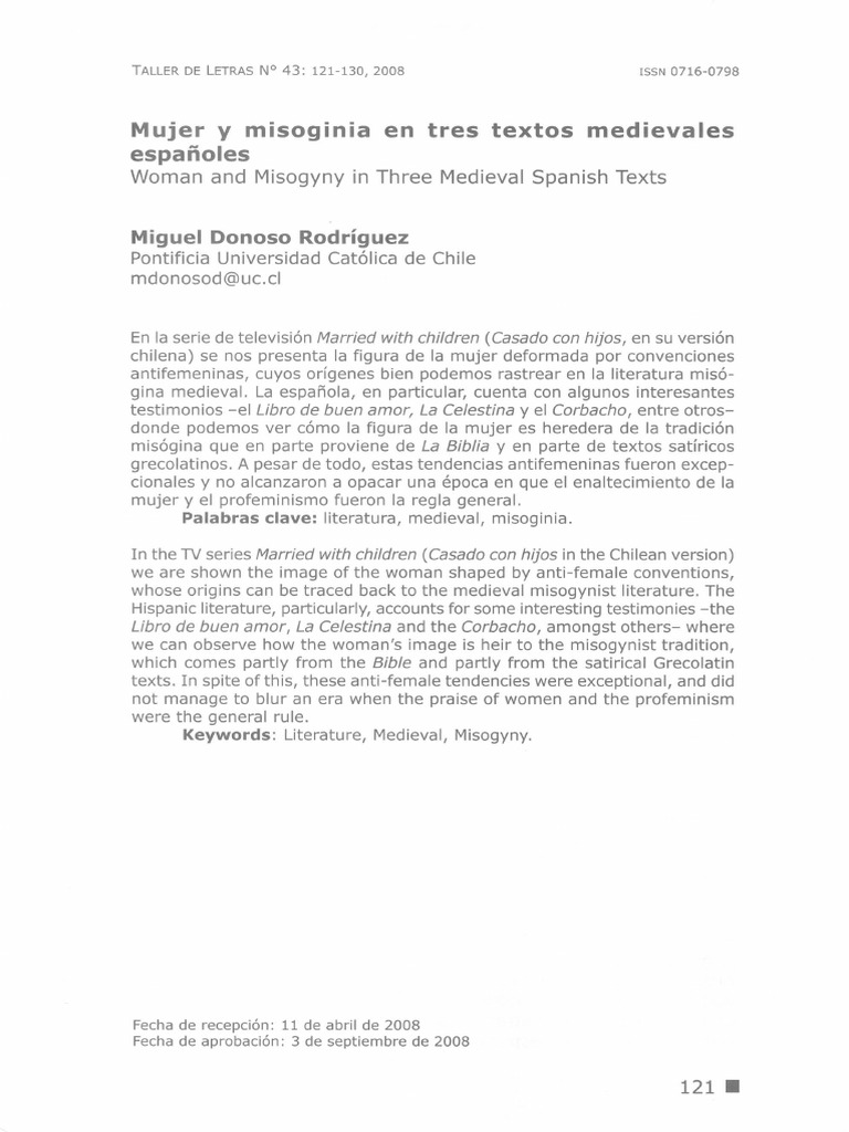 Misoginia Medieval | PDF