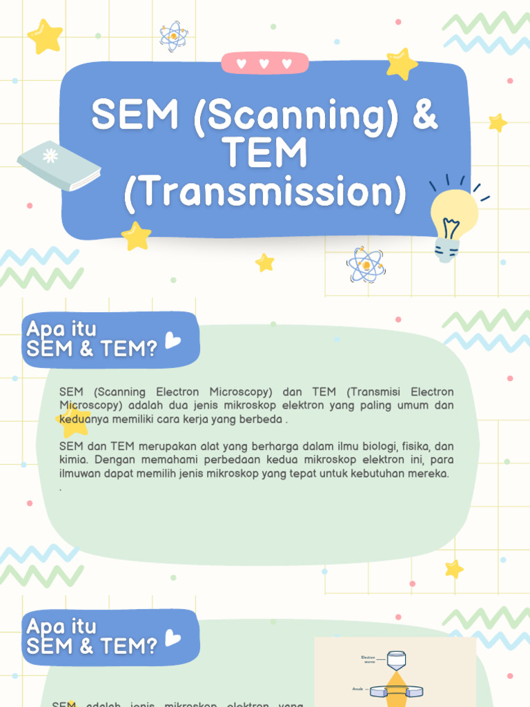Perbandingan SEM dan TEM dalam Mikroskopi | PDF
