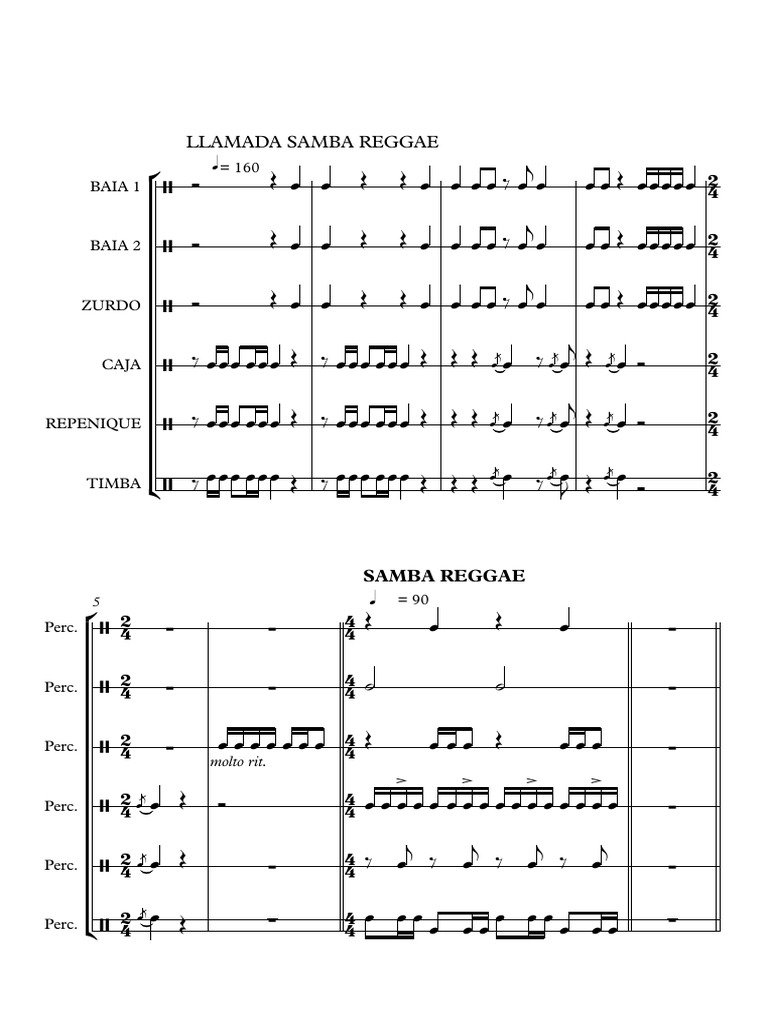 Samba Reggae | PDF