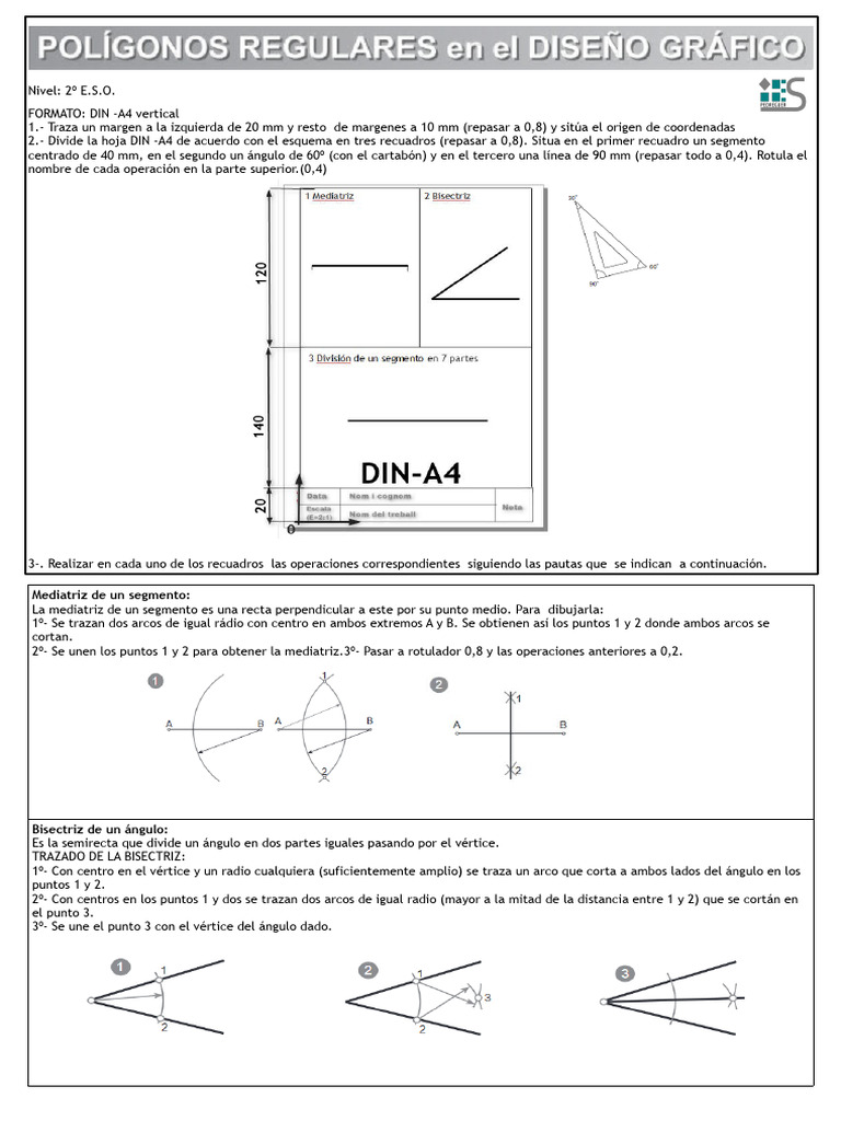 Ejercicios de Geometría con GeoGebra | PDF | Formas geométricas | Geometría