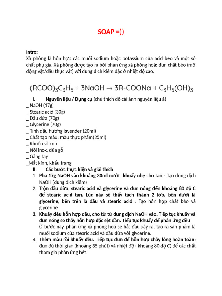 Soap | PDF