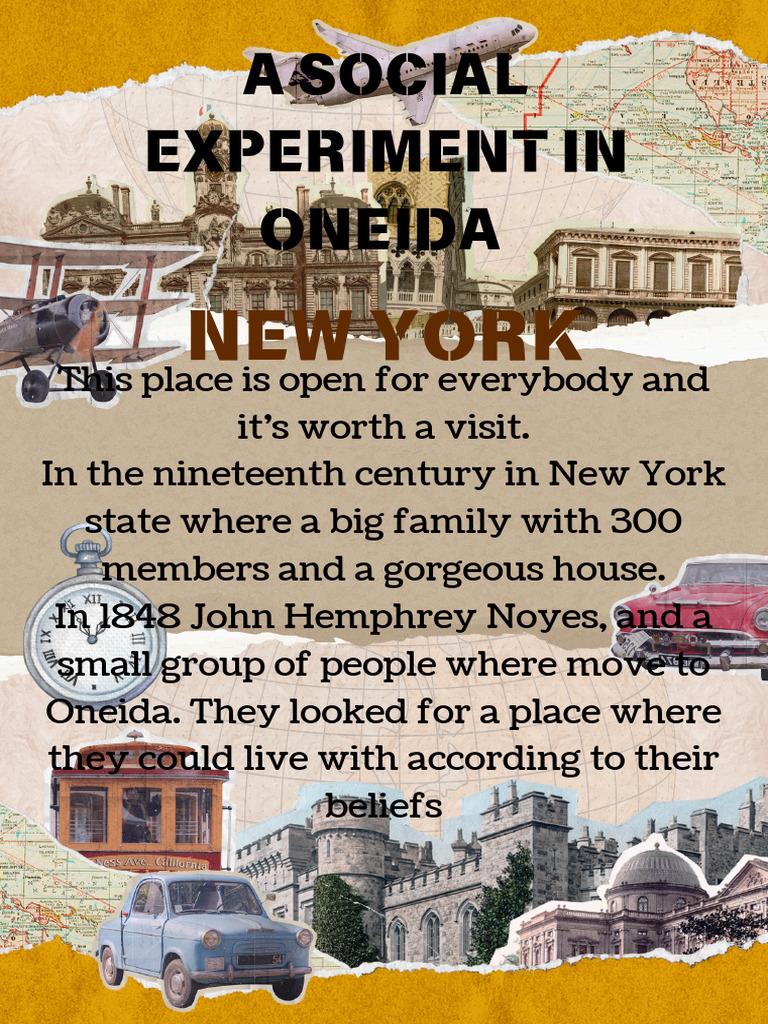 Oneida's 19th Century Social Experiment | PDF