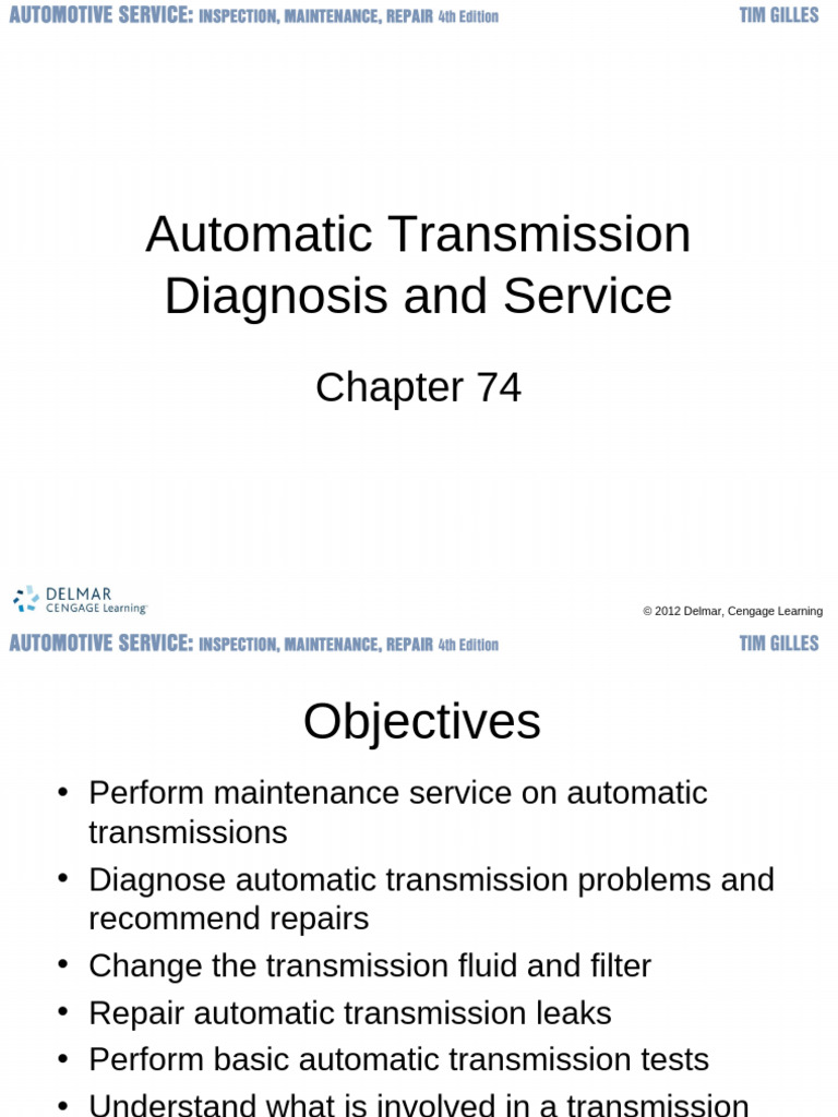 Automatic Transmission Diagnosis Guide | PDF | Automatic Transmission ...