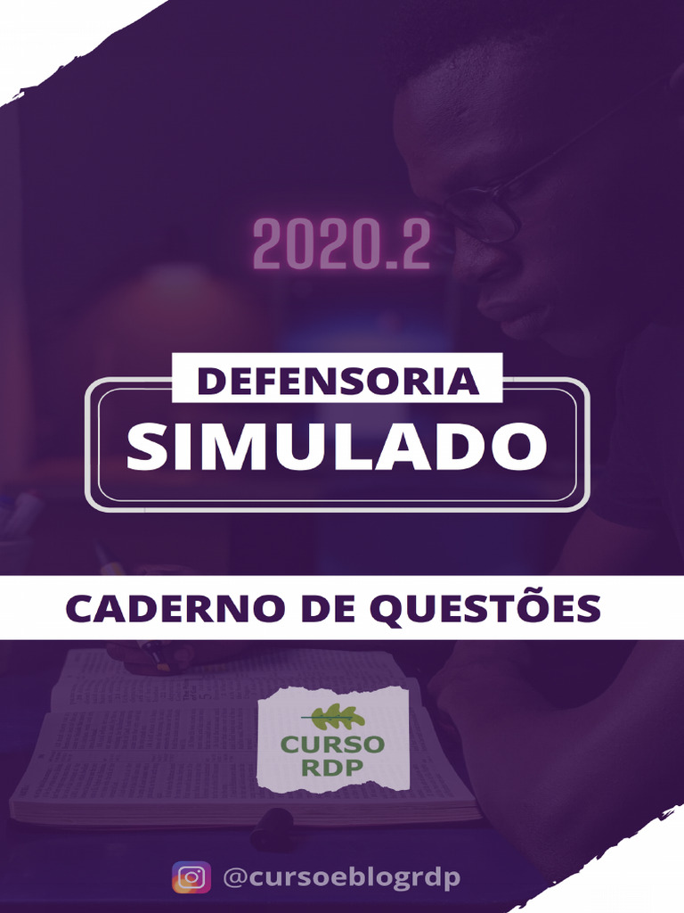 Simulado Gratuito de Direito RDP | PDF | Sentença (jurídico) | Crimes
