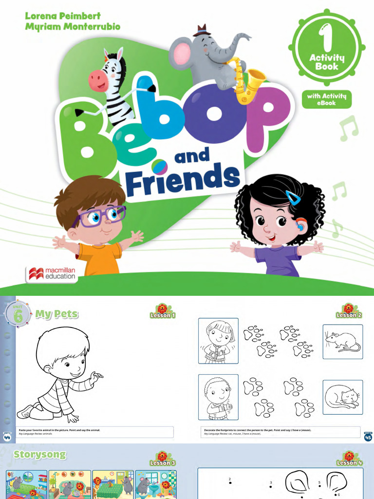 Bebop and Friends Level 1 Unit 6 Activity Book | PDF