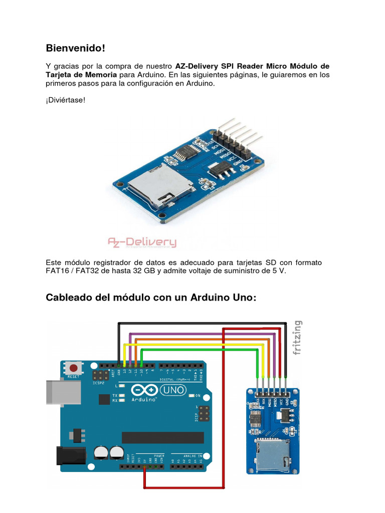 Guía de Configuración SPI Reader Arduino | PDF | Arduino | Ingeniería ...
