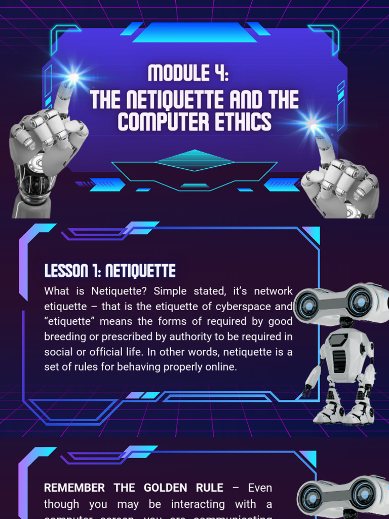 Black and Blue Modern Technology Presentation | PDF | Malware | Cybercrime