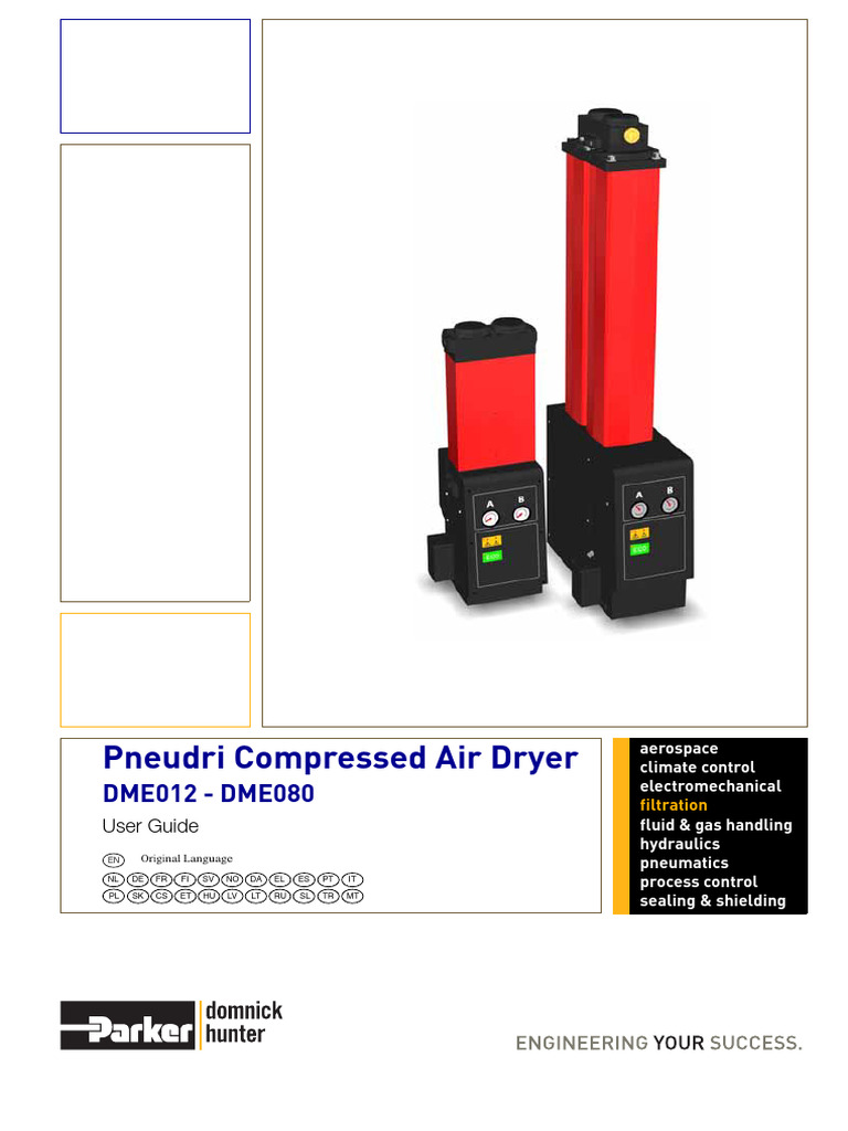 Pneudri Compressed Air Dryer User Guide | PDF | Clothes Dryer | Safety