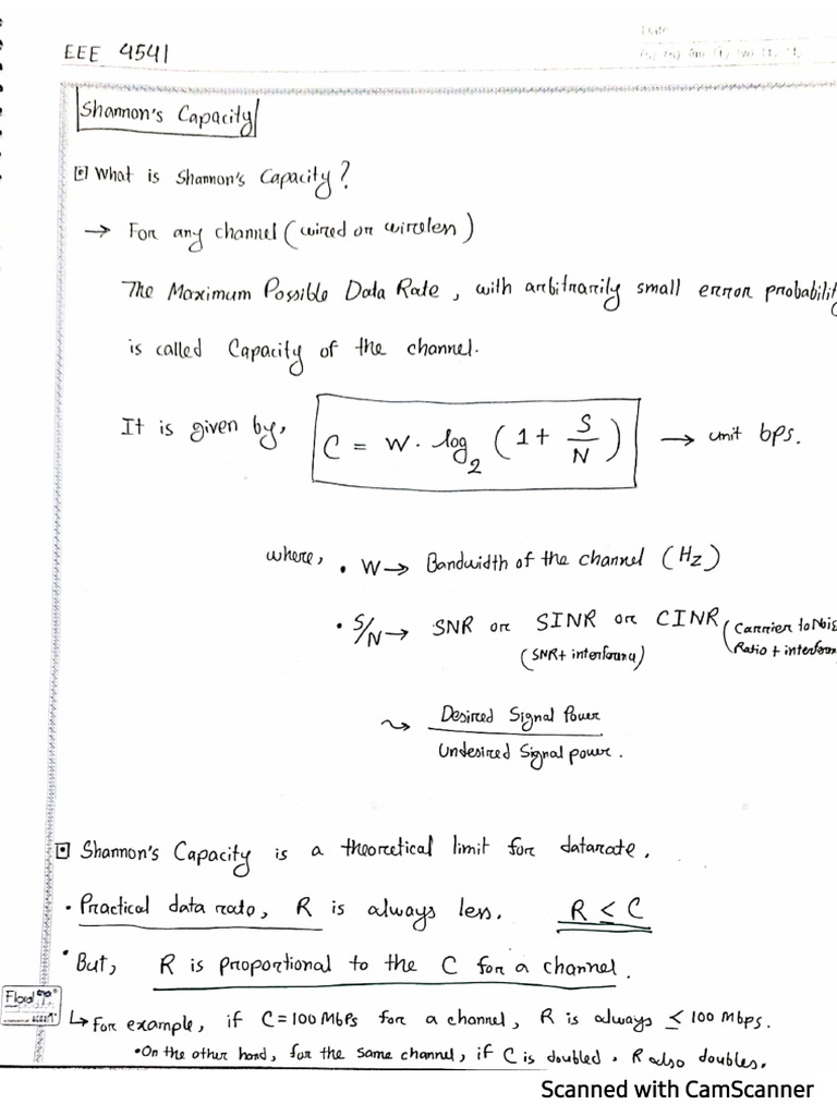 (NOTE+QnA) Wireless Communication by Swopno (EEE-20) | PDF