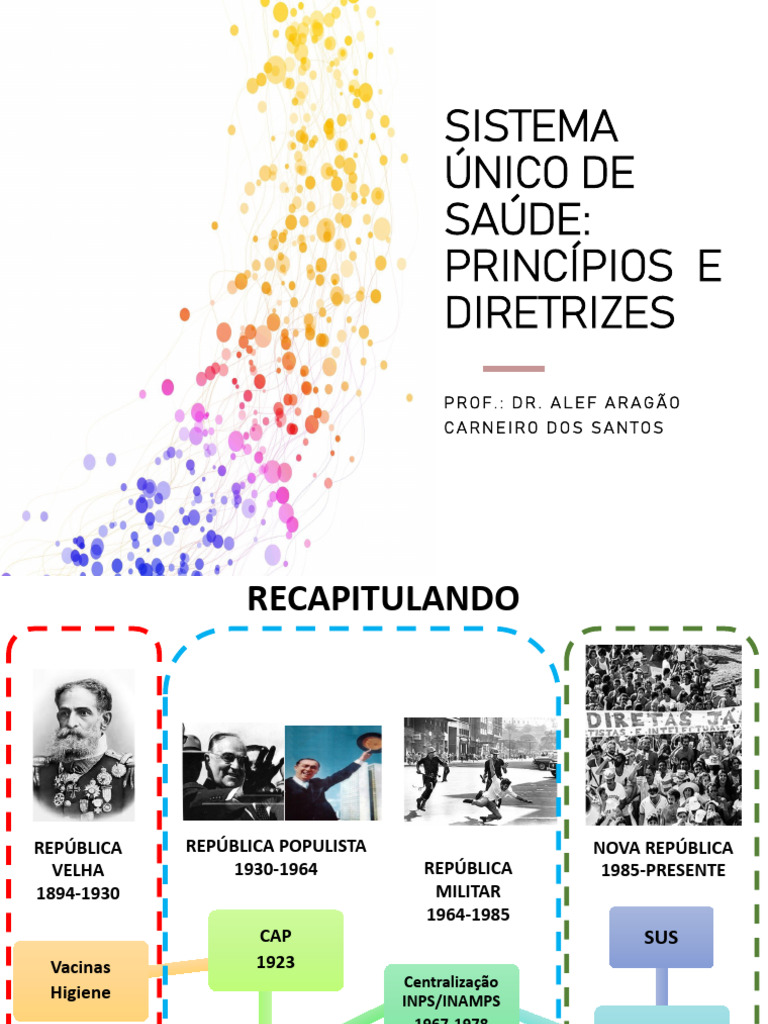 Princípios e Diretrizes do SUS | PDF | Sistema de saúde | Programas sociais