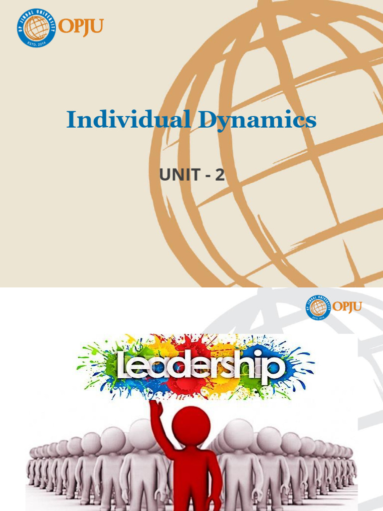 UNIT 2 B Individual Dynamic | PDF | Classical Conditioning | Learning