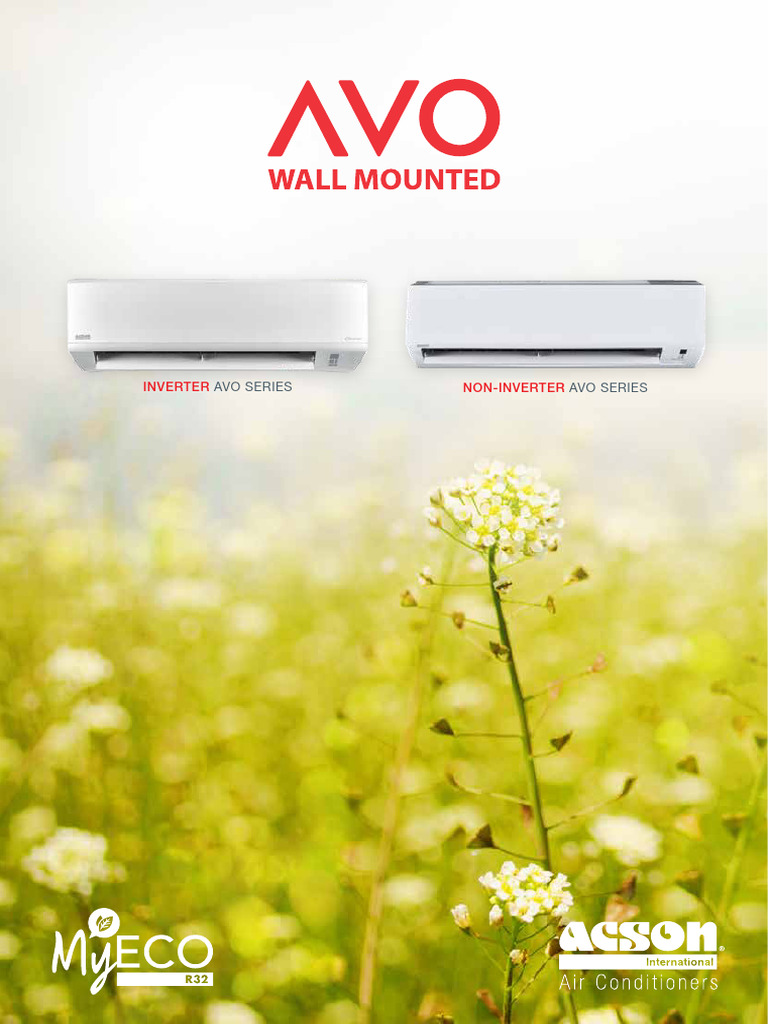 Acson AVO Series Air Conditioners Overview | PDF | Air Conditioning ...