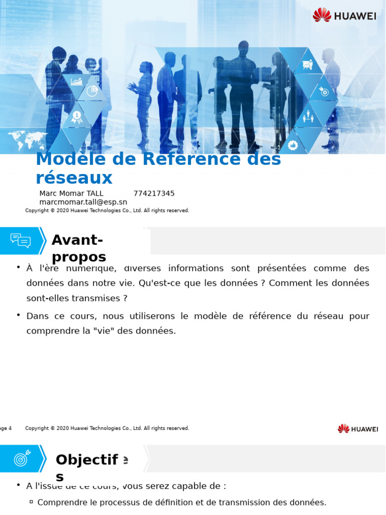 02 Network Reference Model-FR (1) | PDF | Protocole de transfer de ...