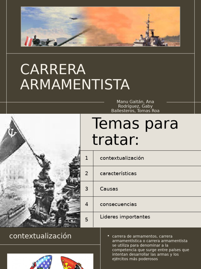 Carrera Armamentista: Causas y Consecuencias | PDF | Unión Soviética ...