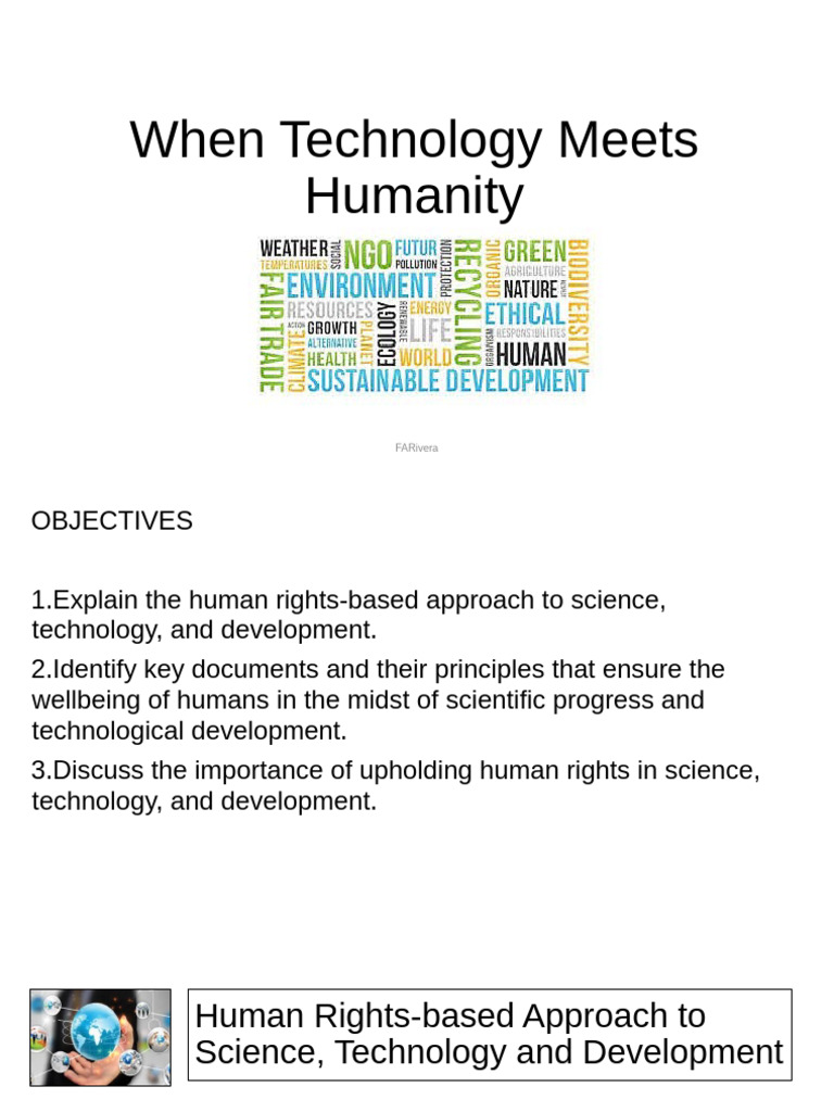 Human Rights in Science & Technology | PDF | Science | Human Rights