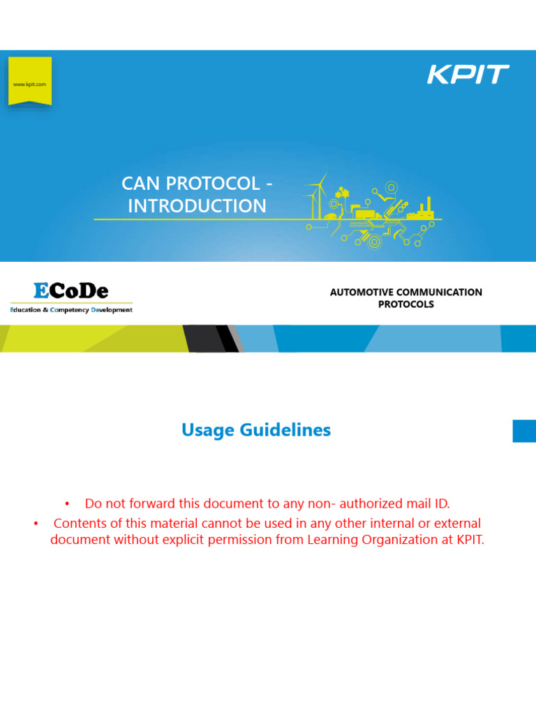 Understanding the CAN Protocol Basics | PDF | Osi Model | Information ...