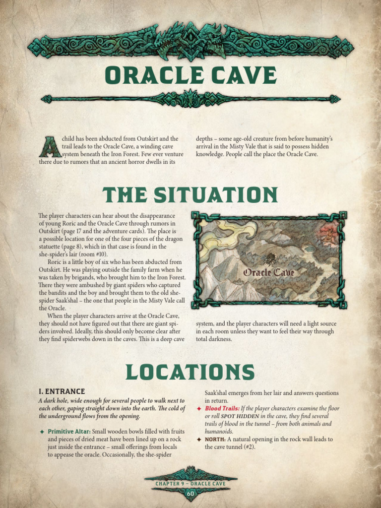 5 Oracle Cave | PDF | Spider