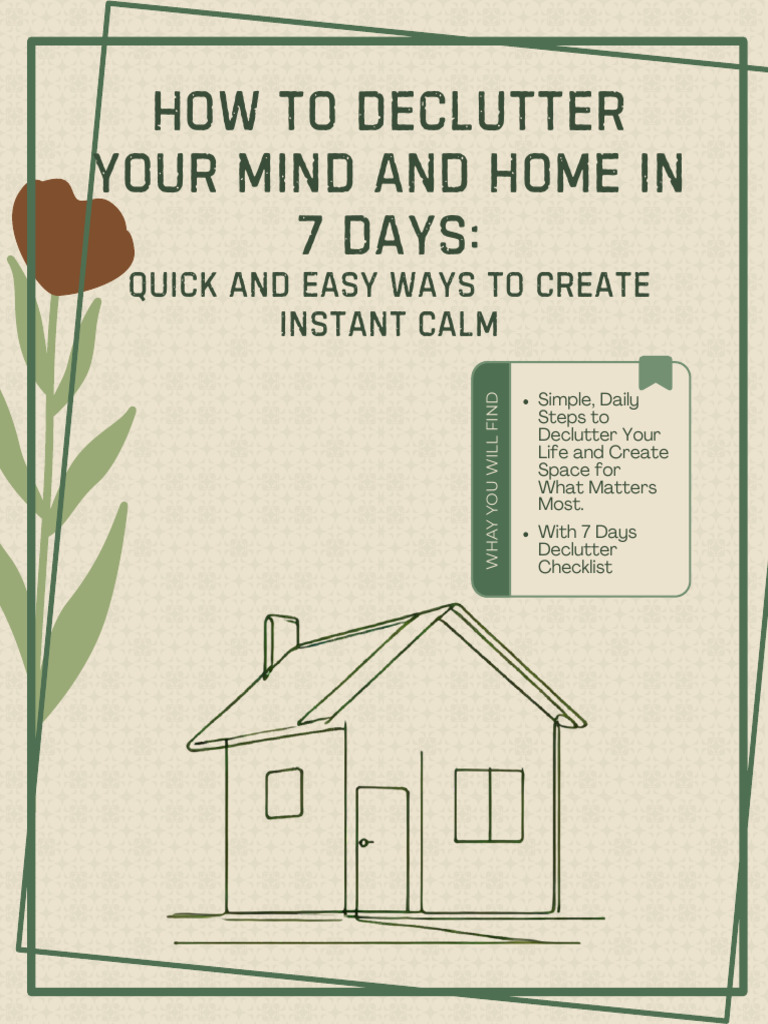 How To Declutter Your Mind and Home in 7 Days - 20240909 - 113219 ...
