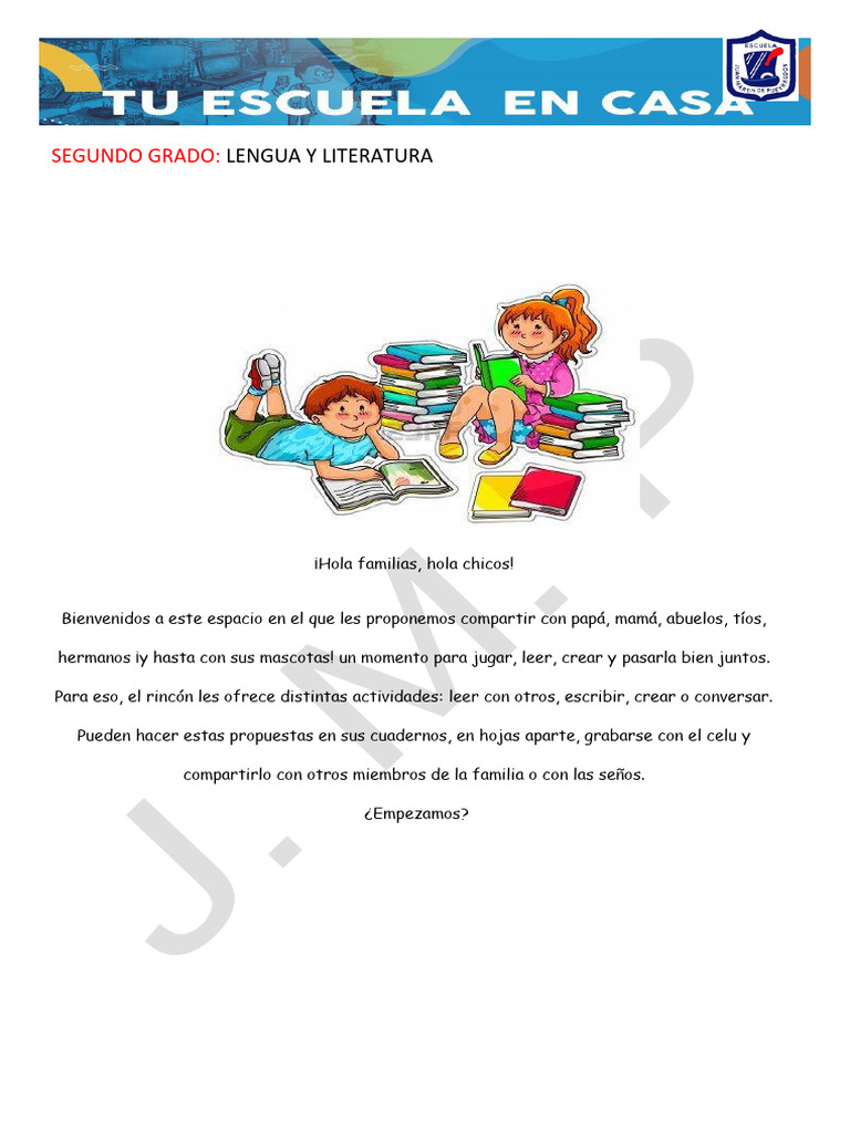 Actividades de Lengua para Segundo Grado | PDF | Animales y humanos