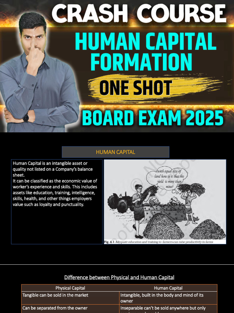 Understanding Human Capital Formation | PDF | Cost Of Living | Human ...