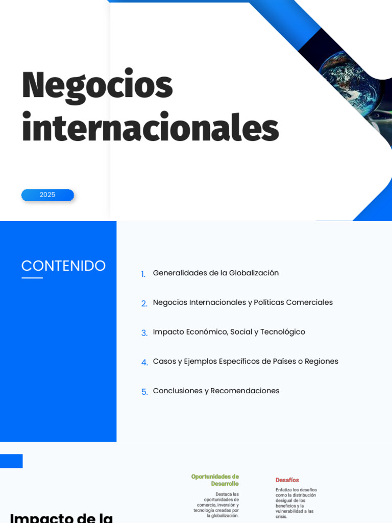 Impacto de la Globalización en Negocios | PDF | Globalización ...