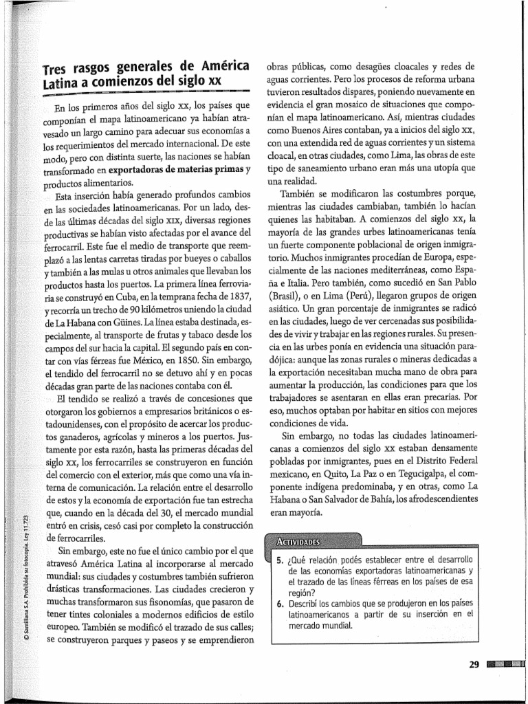 Lecturas para El TP America Latina en El Siglo XIX | PDF