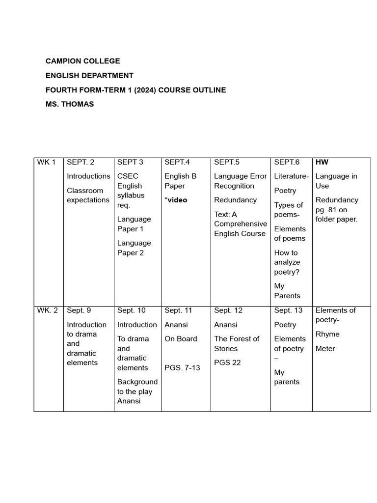 Campion School Term Dates 2025 | PDF | Poetry | Written Communication