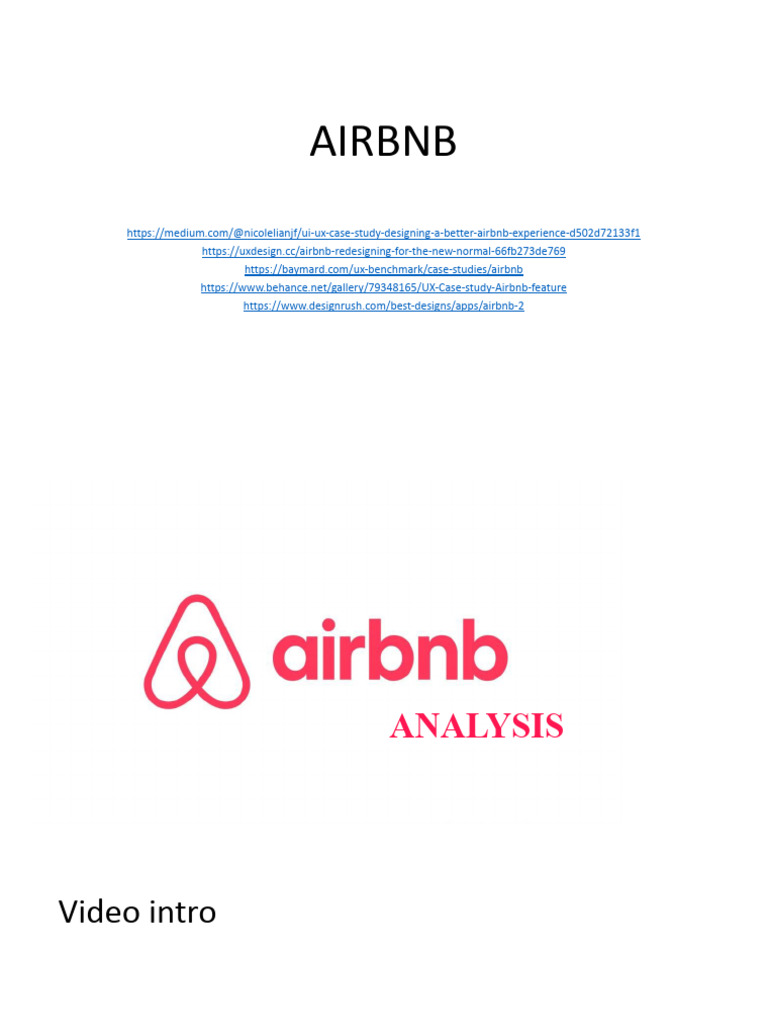 Optimizing Airbnb User Experience | PDF | Airbnb