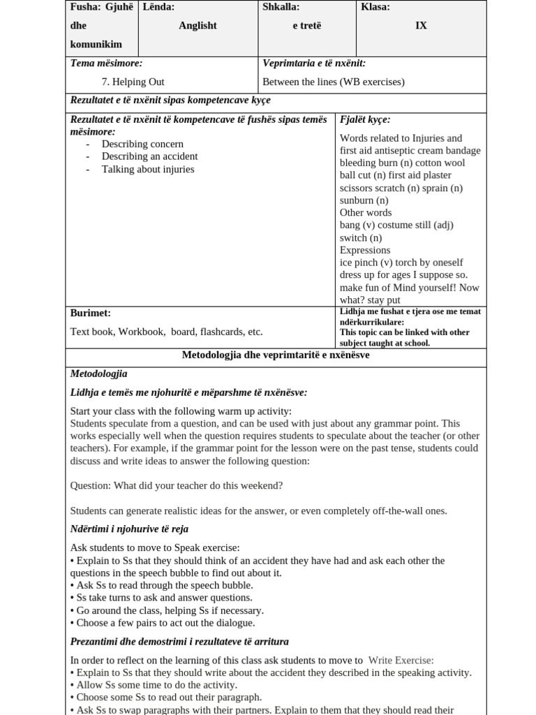 Lesson Plan No 4 | PDF | Human Communication | Learning