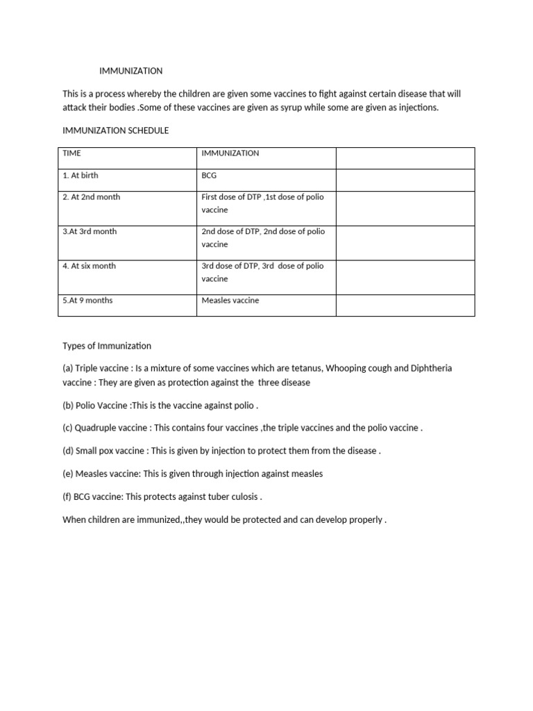 47 Immunization 1706910662 | PDF