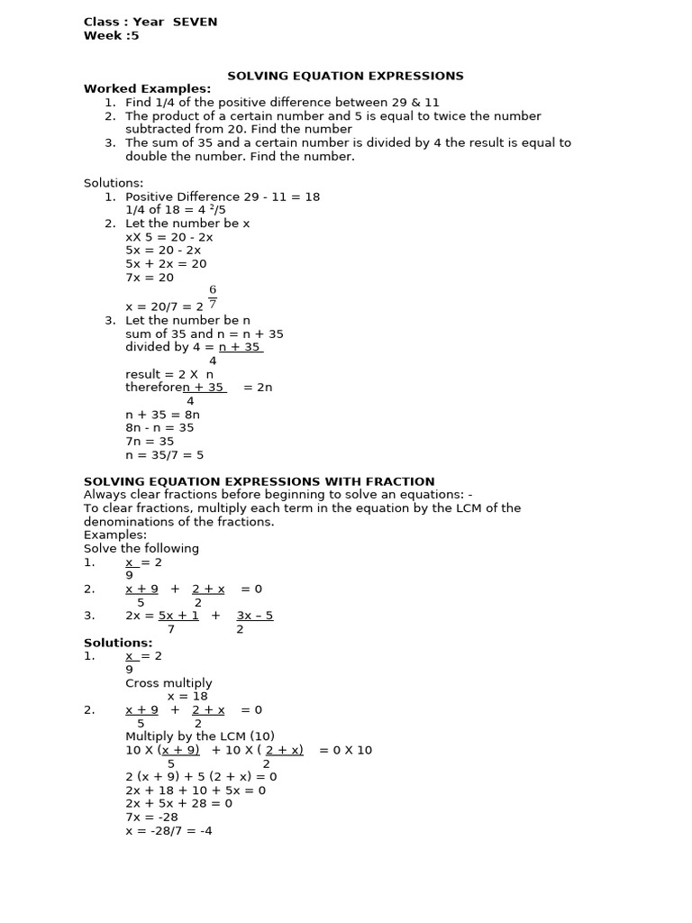 32 Solving Equation1728050559 | PDF | Numbers | Mathematics