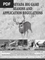 Download 2012 Big Game Seasons and Application Guide by NDOW SN83991050 doc pdf