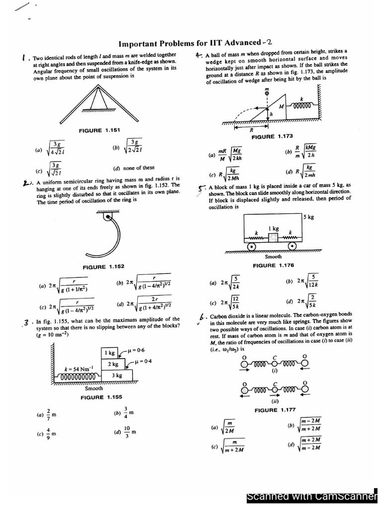 Important Problems For (IIT Advance) - 2 | PDF