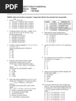 Soal Latihan Un Kimia Sma Kelas Xii-Ipa