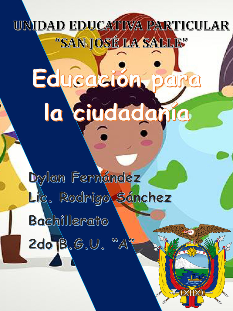 Caratula Educacion para La Ciudadania Dylan Fernandez | PDF