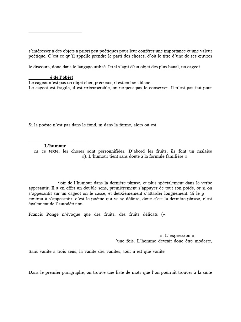 Analyse du poème 