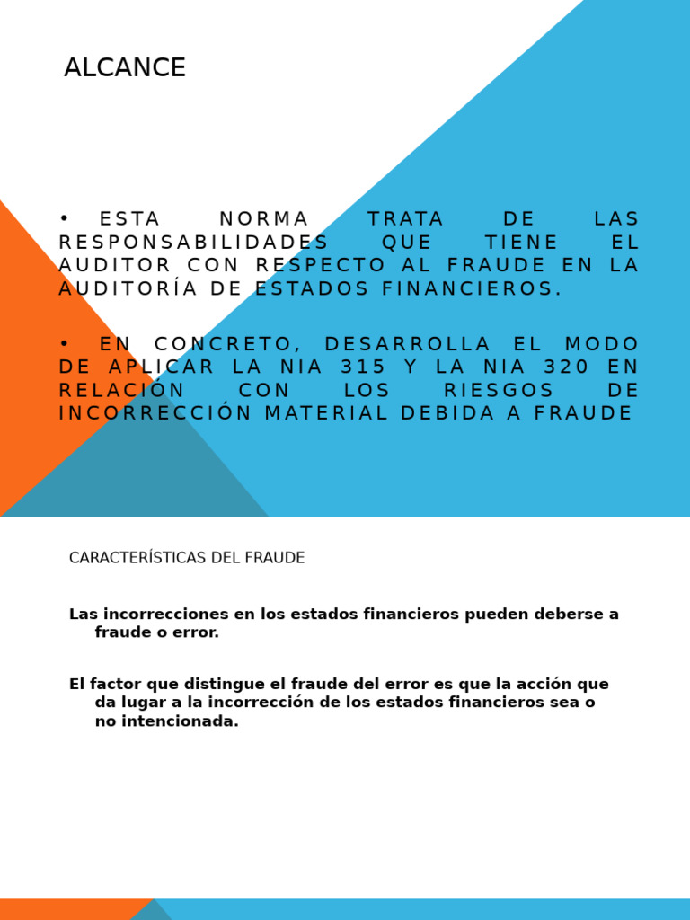 Responsabilidades del Auditor ante el Fraude | PDF | Auditoría | Contralor