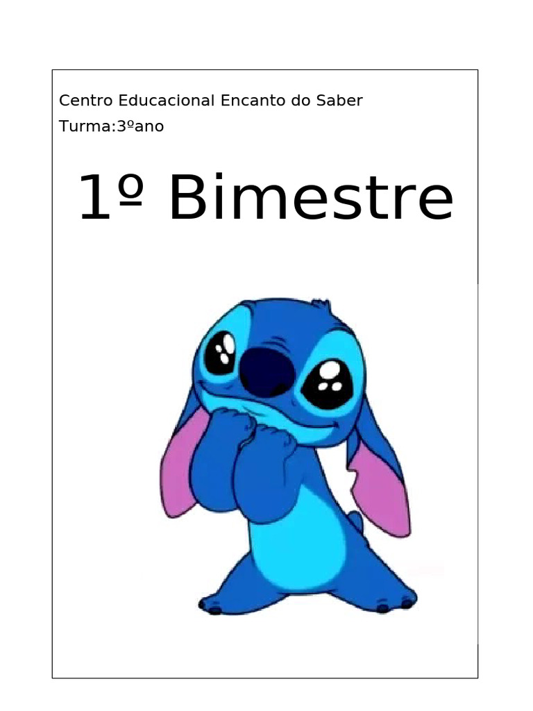Capa Bimestre Plano 3 Ano | PDF