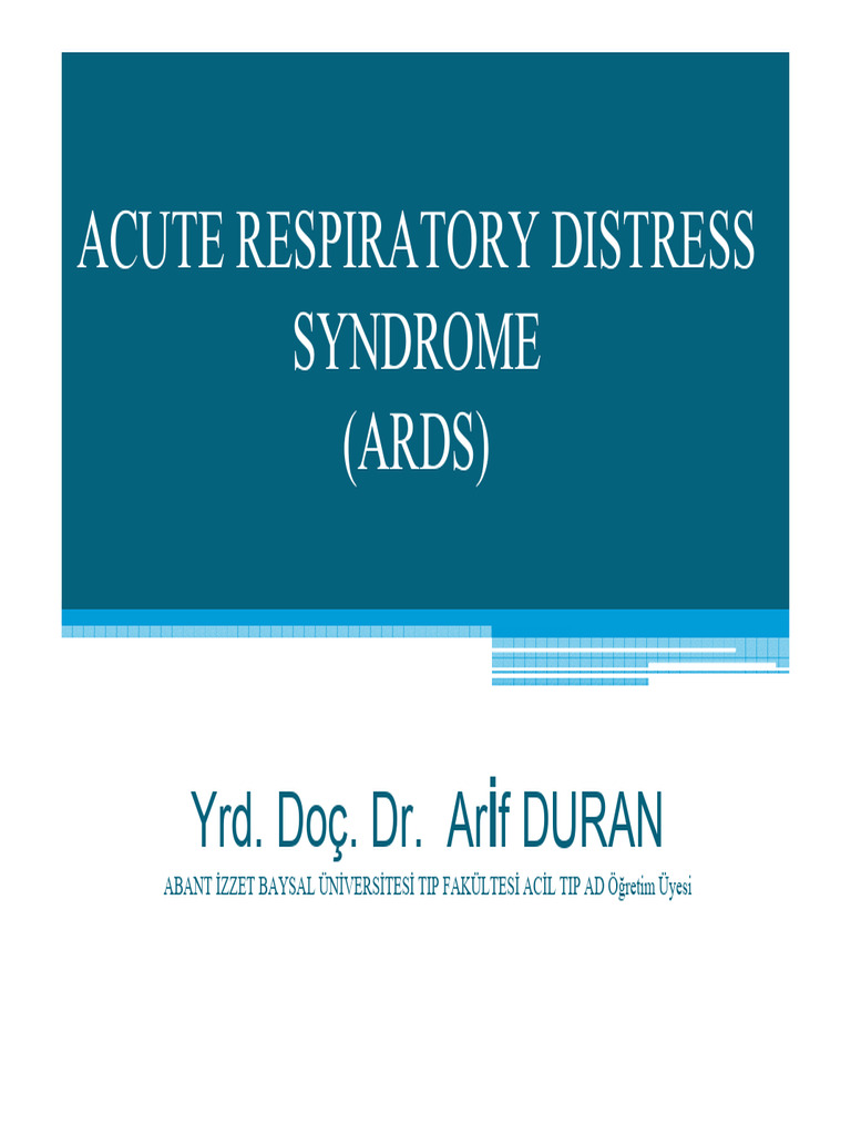Ards | PDF