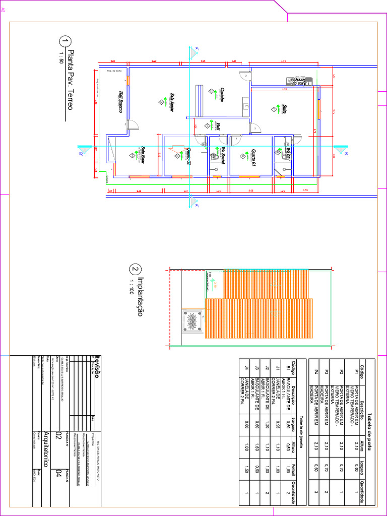 Planta Baixa para Construção de Casa 120 m² | PDF
