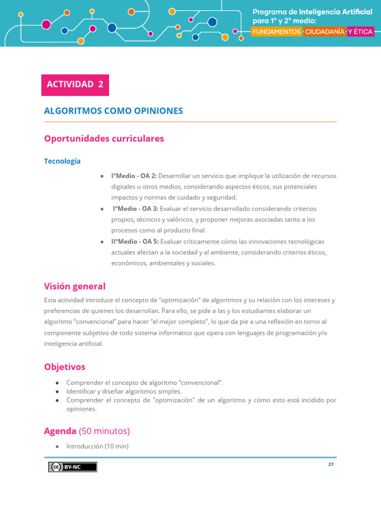 Actividad2 Programa Inteligencia Artificial | PDF | Inteligencia ...