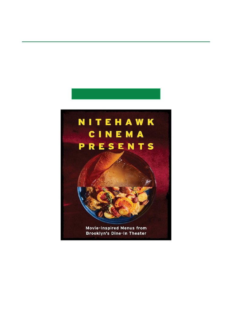 Movie-Inspired Menus from Nitehawk | PDF