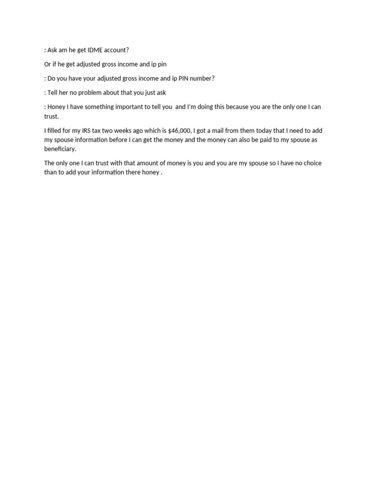 Id - Me or IRS Format | PDF