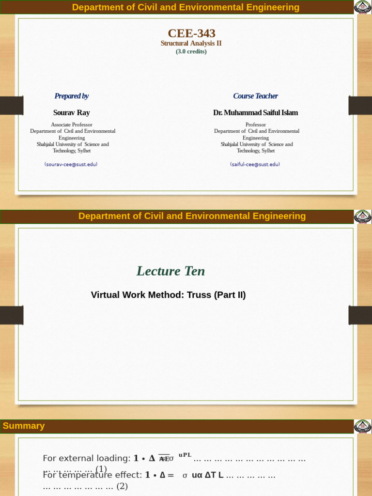Cee 343 - 2023 - 10 | PDF | Physical Sciences | Mechanical Engineering
