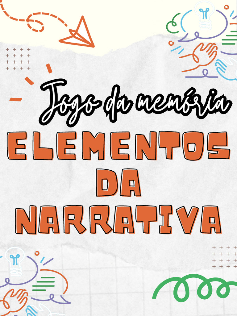 Jogo da Memória: Elementos da Narrativa | PDF | Narrativa