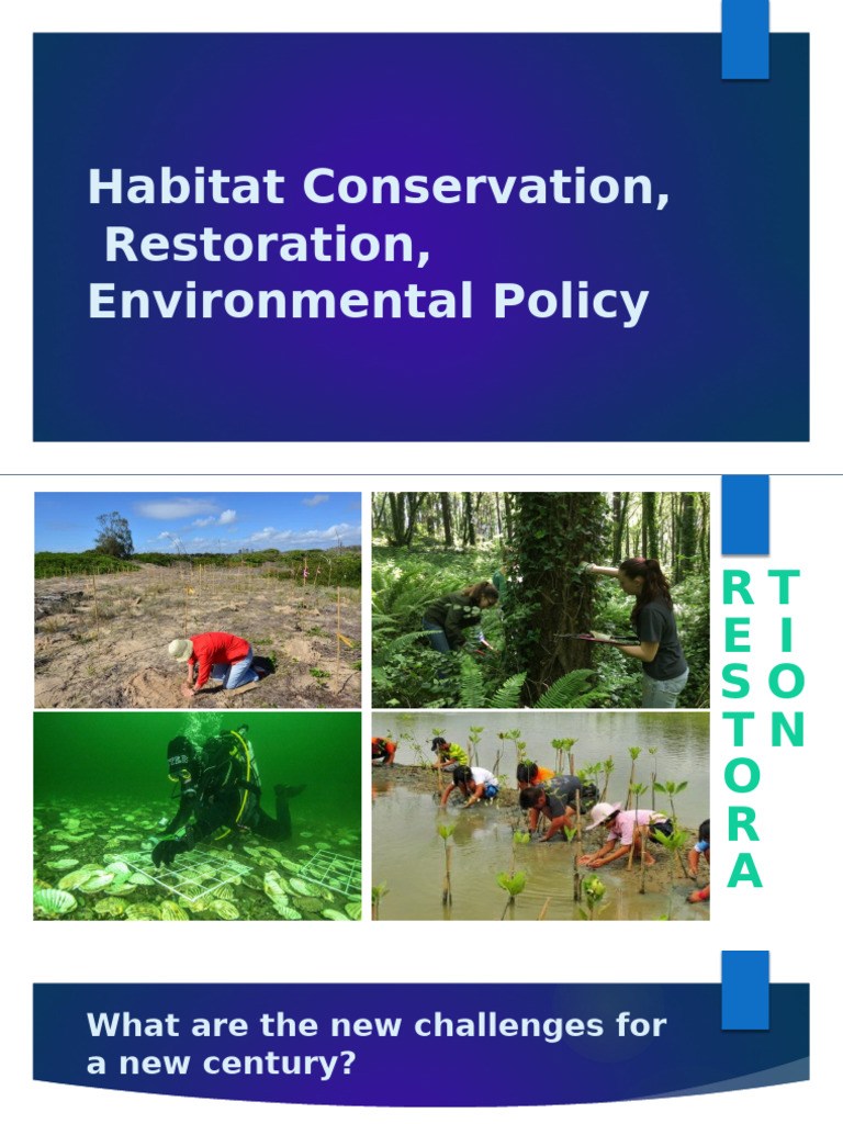 Picture Idea: Environmental Policy And Restoration Challenges Pdf