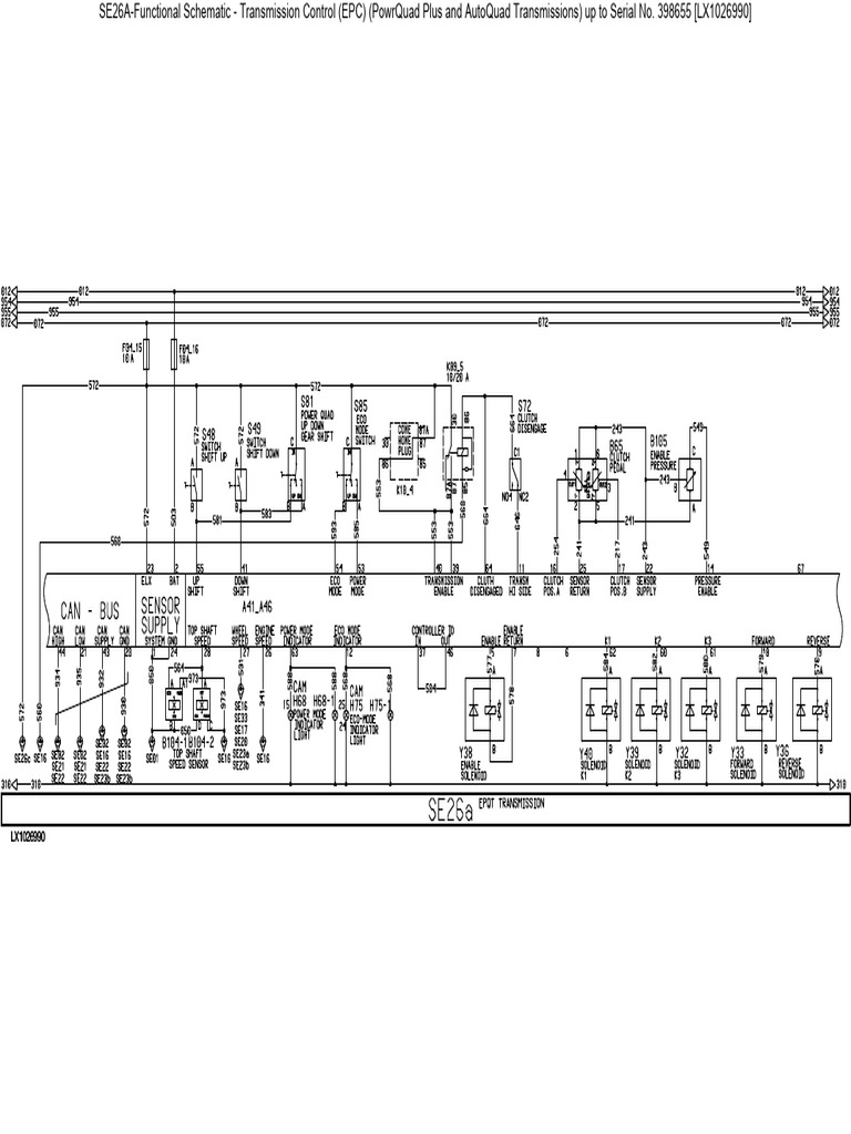 John Deere EPC Transmission Schematics | PDF | Clutch | Valve