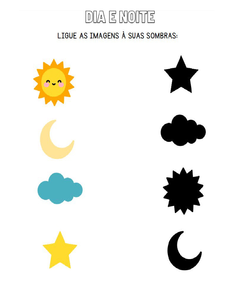 Atividades Dia Noite | PDF