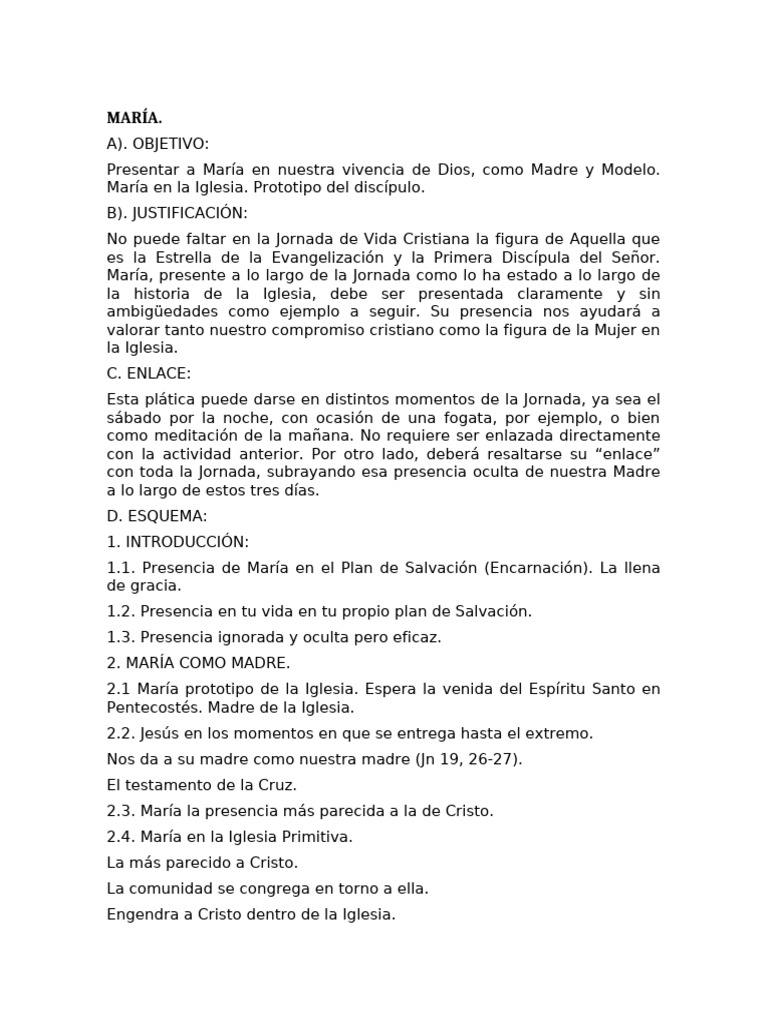 María: Madre y Modelo en la Fe | PDF | María, madre de Jesús | Cristo ...