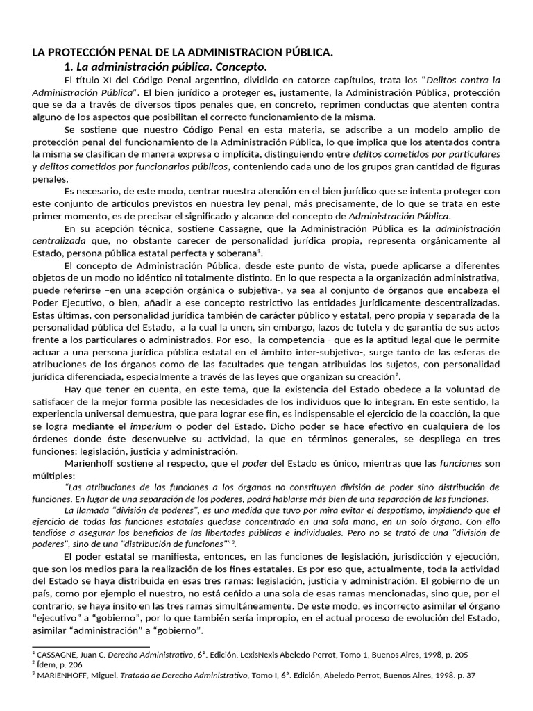 Delitos contra la Administración Pública | PDF | Derecho penal ...